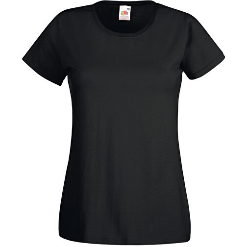 New Lady-Fit Valueweight T , Fruit of the Loom, schwarz, 100 % Baumwolle, L, , Bild 1