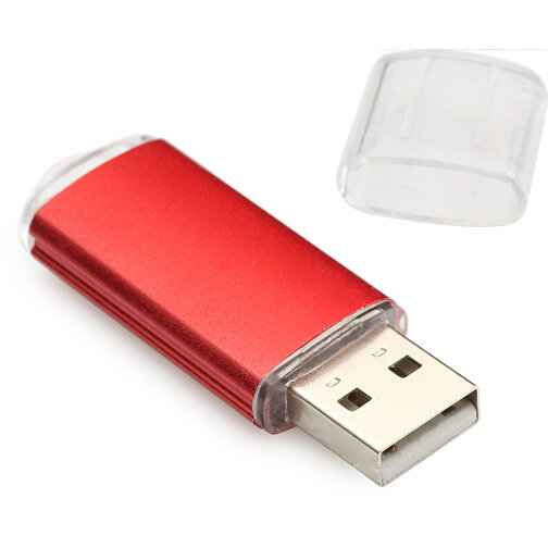 USB-Stick FROSTED Version 3.0 16GB , Promo Effects MB , rot MB , 16 GB , Aluminium/Kunststoff MB , 10 - 45 MB/s MB , 6,03cm x 1,80cm (Länge x Breite), Bild 2