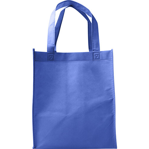 Einkaufstasche Aus Non-Woven Kira , blau, Non-woven, 30,50cm x 21,00cm x 26,50cm (Länge x Höhe x Breite), Bild 1