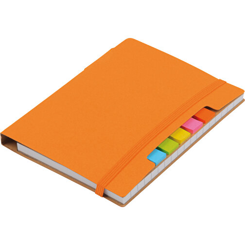 Notizbuch PENZ , orange, Papier, 15,40cm x 1,20cm x 11,20cm (Länge x Höhe x Breite), Bild 1