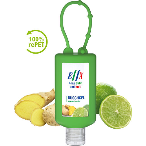 Gel Douche Gingembre-Citron Vert, Bumper de 50 ml, vert, Body Label (R-PET), Image 2