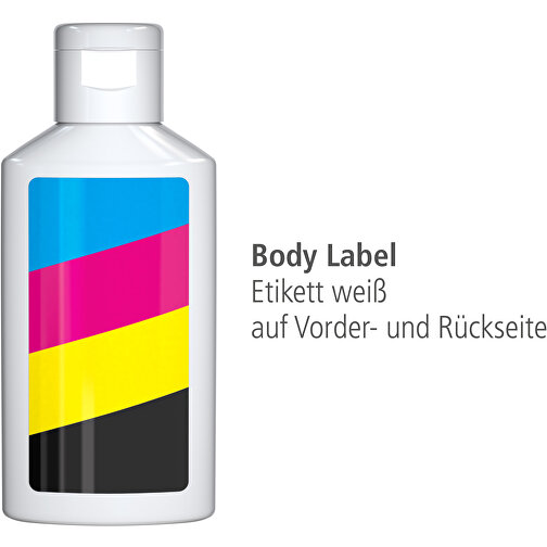 Handbalsam Ringelblume, 50 Ml, Body Label (R-PET) , weiß, Kunststoff (100% recycelt), Folie, 2,20cm x 10,40cm x 4,50cm (Länge x Höhe x Breite), Bild 4