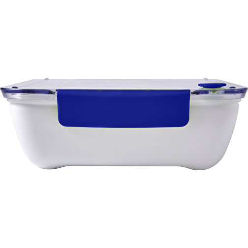 Lunchbox Aus Kunststoff Augustin , blau, AS, PP, Silikon, 19,50cm x 6,50cm x 18,70cm (Länge x Höhe x Breite), Bild 1