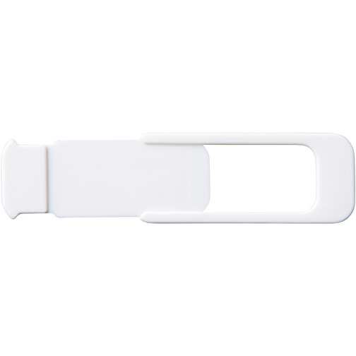 Push Privacy Kameraabdeckung , weiß, ABS Kunststoff, 4,10cm x 1,50cm (Länge x Breite), Bild 3