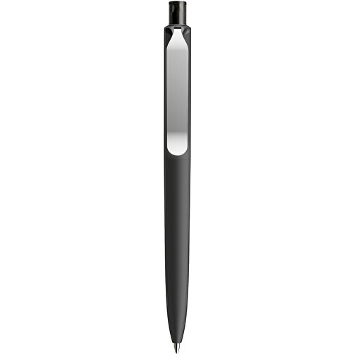 Prodir DS8 PSR Push Kugelschreiber , Prodir, schwarz/silber, Kunststoff/Metall, 14,10cm x 1,50cm (Länge x Breite), Bild 1