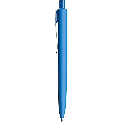 Prodir DS8 PSR Push Kugelschreiber , Prodir, trueblue/silber, Kunststoff/Metall, 14,10cm x 1,50cm (Länge x Breite), Bild 2