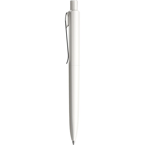 Prodir DS8 PSP Push Kugelschreiber , Prodir, weiss/schwarz, Kunststoff/Metall, 14,10cm x 1,50cm (Länge x Breite), Bild 2