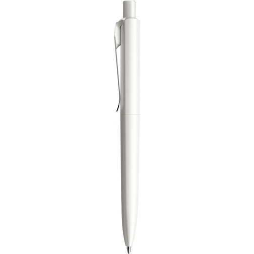 Prodir DS8 PSP Push Kugelschreiber , Prodir, weiss/silber, Kunststoff/Metall, 14,10cm x 1,50cm (Länge x Breite), Bild 2
