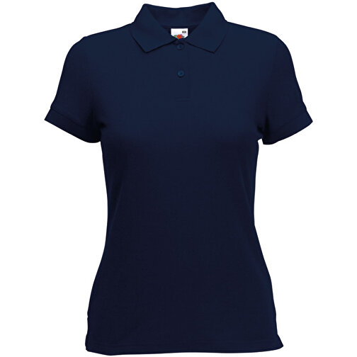 Lady-Fit 65/35 Polo , Fruit of the Loom, deep navy, 35 % Baumwolle / 65 % Polyester, S, , Bild 1