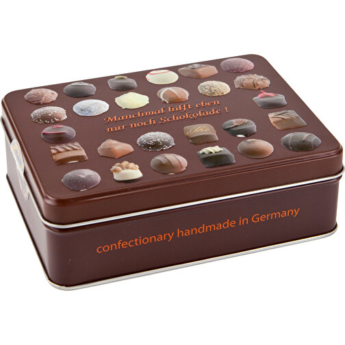 Schokoladenauswahl - Pralinendose Mit 125 G , Gemischt, 14,50cm x 5,00cm x 11,00cm (Länge x Höhe x Breite), Bild 3