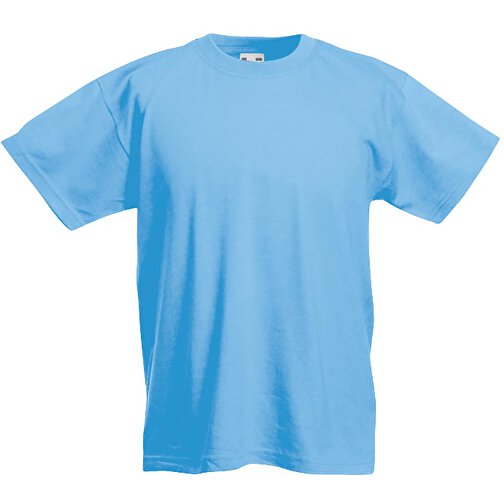 Kids Valueweight T-Shirt , Fruit of the Loom, pastellblau, 100 % Baumwolle, 98, , Bild 1