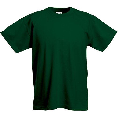 Kids Valueweight T-Shirt , Fruit of the Loom, flaschengrün, 100 % Baumwolle, 152, , Bild 1