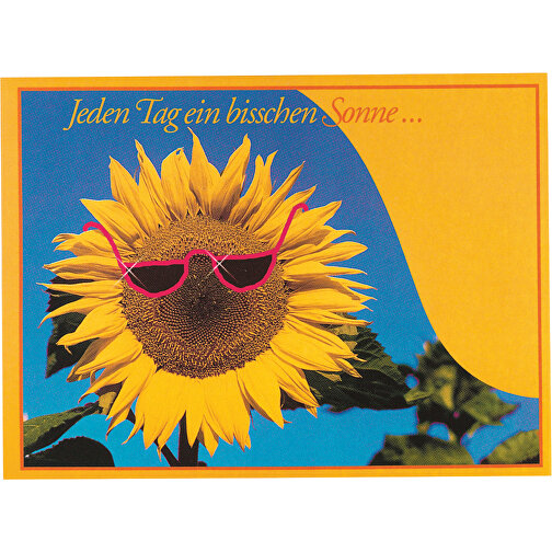 Samentütchen Sonne , gelb, Papier, Samen, 15,60cm x 11,50cm (Länge x Breite), Bild 1