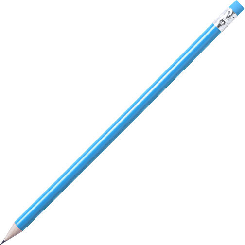 Bleistift MELART , hellblau, Holz, 18,60cm (Breite), Bild 2