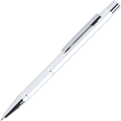 Kugelschreiber BEIKMON , silber, Aluminium, 14,20cm (Breite), Bild 2