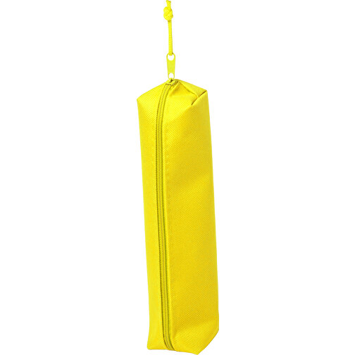 Federmappe ATECAX , gelb, Polyester 600D, 5,00cm x 4,50cm x 20,00cm (Länge x Höhe x Breite), Bild 1
