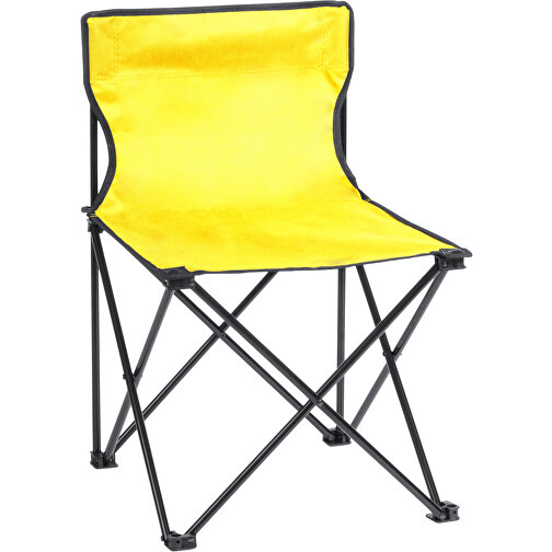 Stuhl FLENTUL , gelb, Polyester 600D, 45,00cm x 45,00cm x 70,00cm (Länge x Höhe x Breite), Bild 1