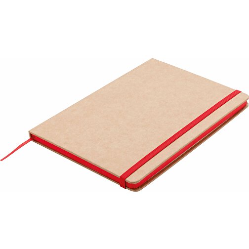 Kraft A5 Notizbuch, Rot , rot, Papier, 21,00cm x 1,10cm (Länge x Höhe), Bild 2