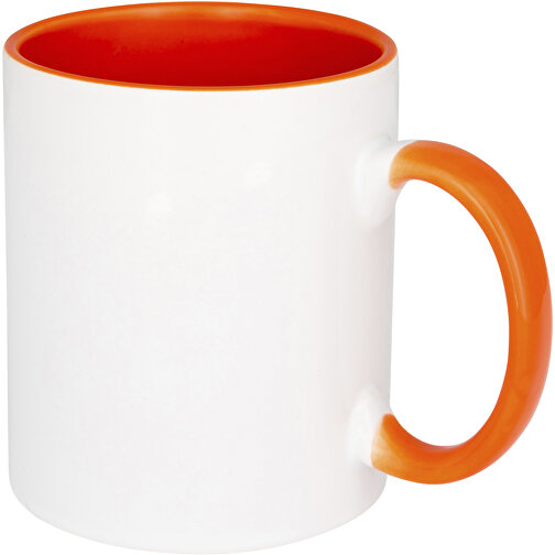 Pix 330 Ml Colour-Pop Sublimations-Tasse , orange, Keramik, 9,50cm (Höhe), Bild 1