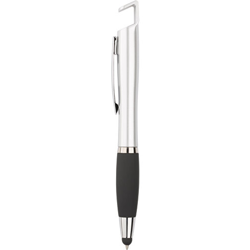 Kugelschreiber Moho , Promo Effects, grau, Kunststoff, 13,90cm (Länge), Bild 3