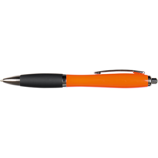 Kugelschreiber SWAY , orange, schwarz, Kunststoff / Stahl, 14,00cm (Länge), Bild 3