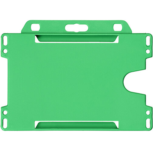 Vega Kartenhalter Aus Kunststoff , grün, PP Kunststoff, 9,00cm x 0,40cm x 6,50cm (Länge x Höhe x Breite), Bild 2