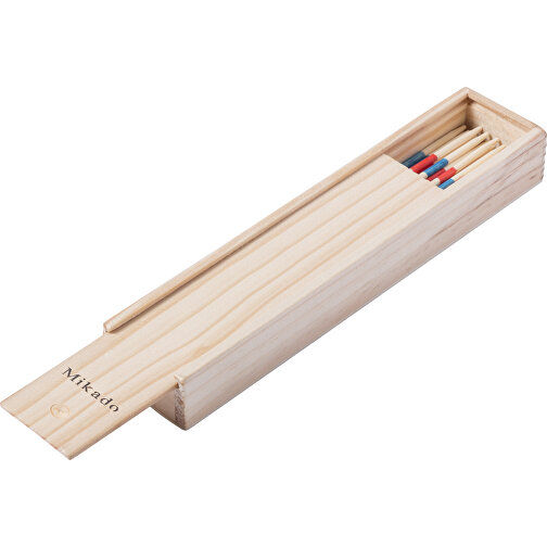 Geschicklichkeitsspiel MIKADO , natur, Holz, 19,30cm x 4,10cm x 2,50cm (Länge x Höhe x Breite), Bild 1