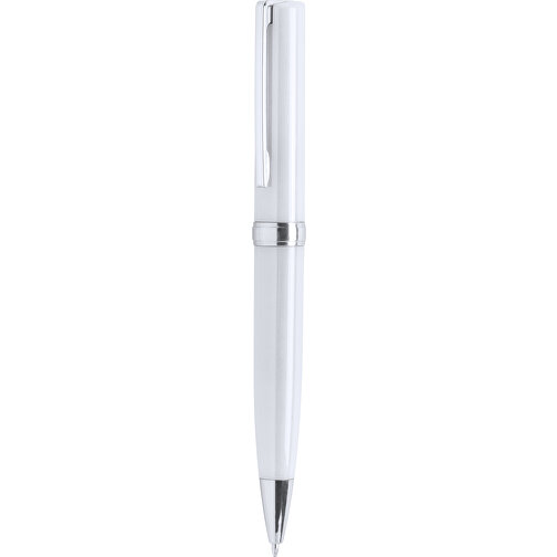 Kugelschreiber TANETY , weiß, 13,50cm (Breite), Bild 1