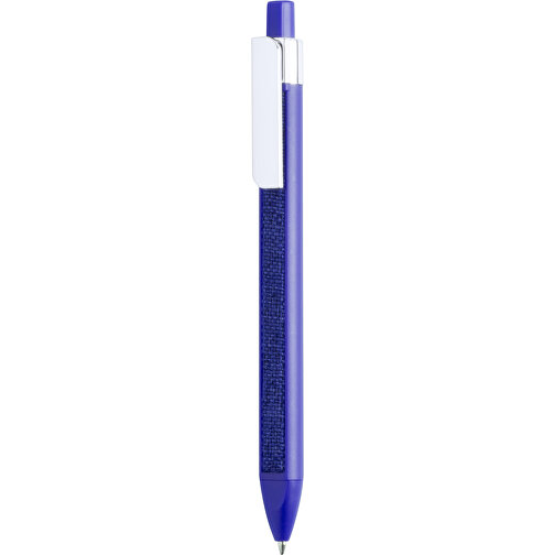 Kugelschreiber TEINS , blau, 14,20cm (Breite), Bild 1