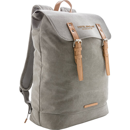 Canvas Laptop Backpack, PVC Free, Obraz 5