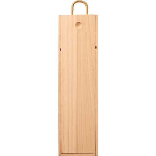 Vinbox , holzfarben, Holz, 9,50cm x 34,50cm x 9,50cm (Länge x Höhe x Breite), Bild 2