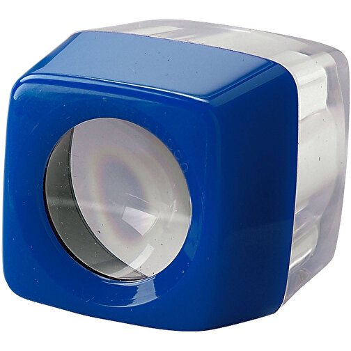 Standlupe 'Mikro' , standard-blau PS, Kunststoff, 3,90cm x 4,30cm x 3,90cm (Länge x Höhe x Breite), Bild 1