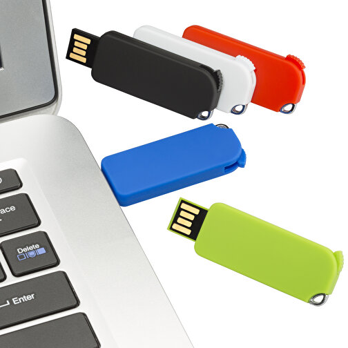 USB-Stick Pop-Up 1 GB , Promo Effects MB , weiss MB , 1 GB , ABS MB , 3 - 10 MB/s MB , 4,90cm x 0,70cm x 1,80cm (Länge x Höhe x Breite), Bild 4