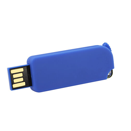 USB-Stick Pop-Up 2 GB , Promo Effects MB , blau MB , 2 GB , ABS MB , 3 - 10 MB/s MB , 4,90cm x 0,70cm x 1,80cm (Länge x Höhe x Breite), Bild 2