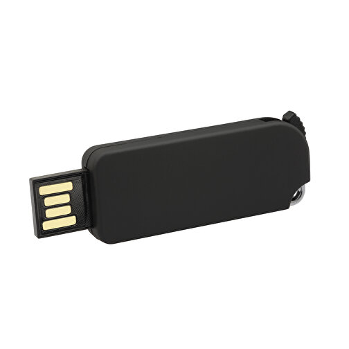 USB-Stick Pop-Up 4 GB , Promo Effects MB , schwarz MB , 4 GB , ABS MB , 3 - 10 MB/s MB , 4,90cm x 0,70cm x 1,80cm (Länge x Höhe x Breite), Bild 2