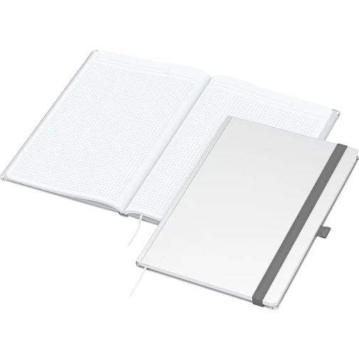 Carnet de notes Vision-Book blanc A4 x.press blanc, sérigraphie numérique, Image 3