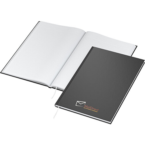 Notebook Note-Book A4 x.press, czarny matowy, sitodruk cyfrowy, Obraz 1