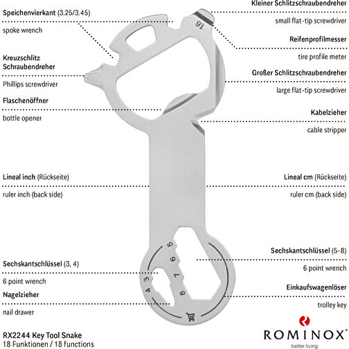Set de cadeaux / articles cadeaux : ROMINOX® Key Tool Snake (18 functions) emballage à motif Danke, Image 9