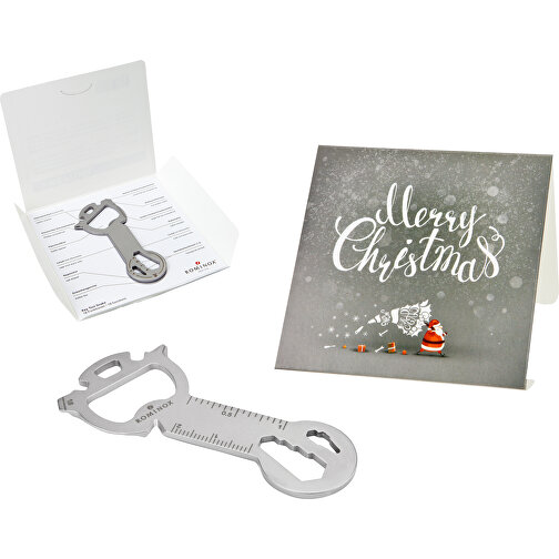 Set de cadeaux / articles cadeaux : ROMINOX® Key Tool Snake (18 functions) emballage à motif Merry, Image 1