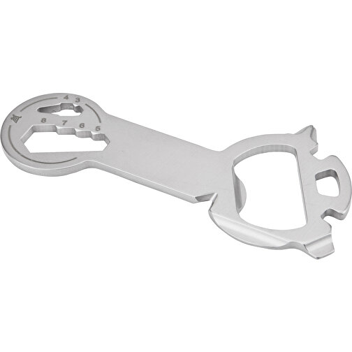 ROMINOX® Key Tool Snake (18 Funktionen) , Edelstahl, 7,00cm x 0,23cm x 3,20cm (Länge x Höhe x Breite), Bild 7