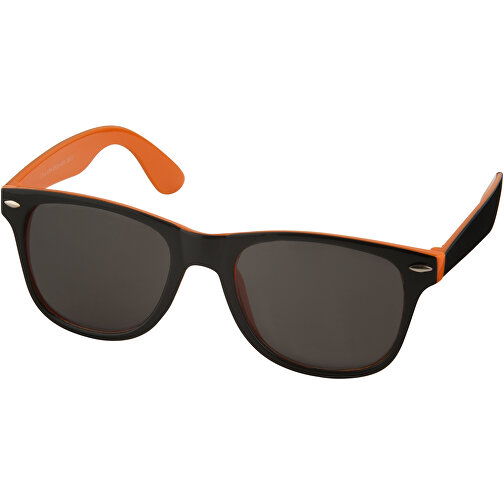 Sun Ray Sonnenbrille Mit Zweifarbigen Tönen , orange / schwarz, PC Kunststoff, 14,50cm x 5,00cm x 15,50cm (Länge x Höhe x Breite), Bild 1
