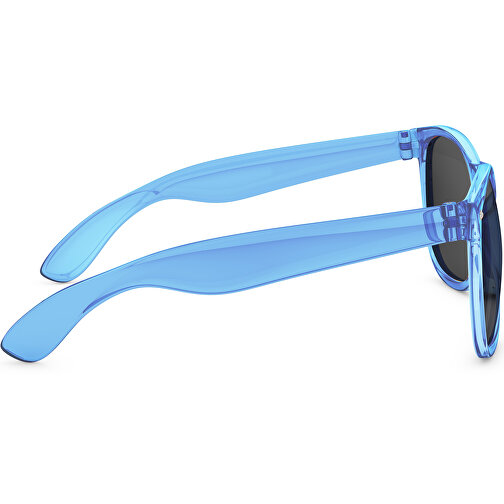 SunShine Transparent - UV 400 , Promo Effects, blau transparent, Rahmen aus Polycarbonat und Glass aus AC, 14,50cm x 4,80cm x 15,00cm (Länge x Höhe x Breite), Bild 4