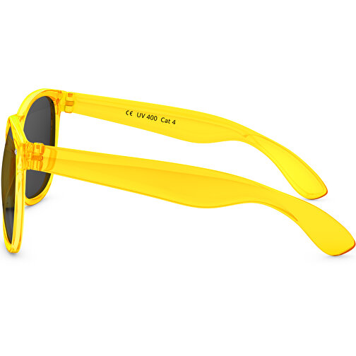 SunShine Transparent - UV 400 , Promo Effects, gelb transparent, Rahmen aus Polycarbonat und Glass aus AC, 14,50cm x 4,80cm x 15,00cm (Länge x Höhe x Breite), Bild 3