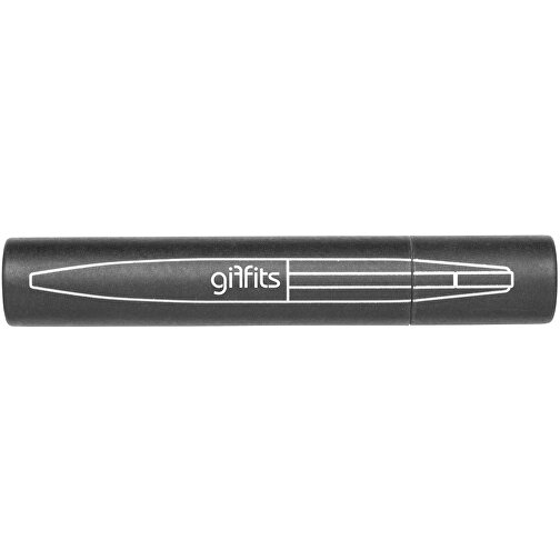 Kugelschreiber ONYX K-III Mit Geschenkverpackung , Promo Effects, schwarz, Metall gummiert, 13,90cm (Länge), Bild 6