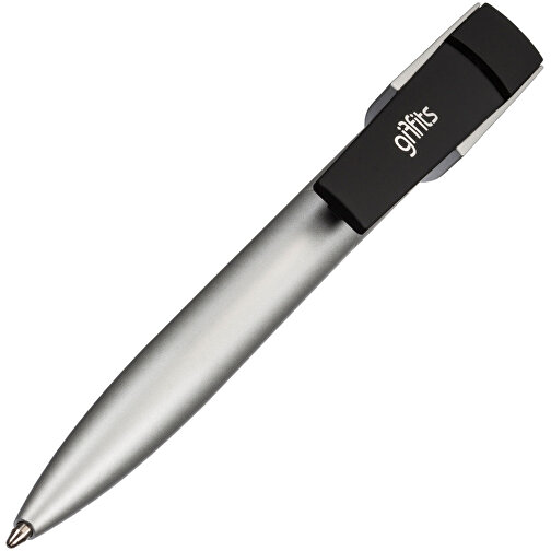 USB Kugelschreiber UK-I Mit Geschenkverpackung , Promo Effects MB , silber MB , 8 GB , Metall, Clip gummiert MB , 3 - 10 MB/s MB , 13,80cm (Länge), Bild 5