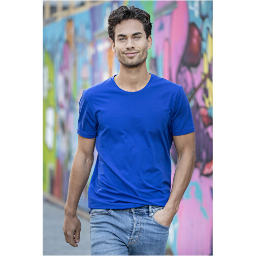 Balfour T-Shirt Für Herren , Green Concept, blau, Single jersey Strick 95% Bio Baumwolle, 5% Elastan, 200 g/m2, XL, , Bild 5