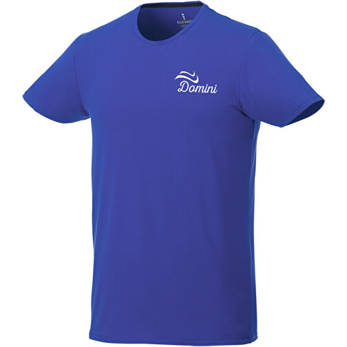 Balfour T-Shirt Für Herren , Green Concept, blau, Single jersey Strick 95% Bio Baumwolle, 5% Elastan, 200 g/m2, M, , Bild 4