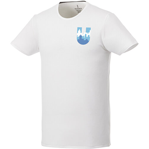Balfour T-Shirt Für Herren , Green Concept, weiß, Single jersey Strick 95% Bio Baumwolle, 5% Elastan, 200 g/m2, XXXL, , Bild 4