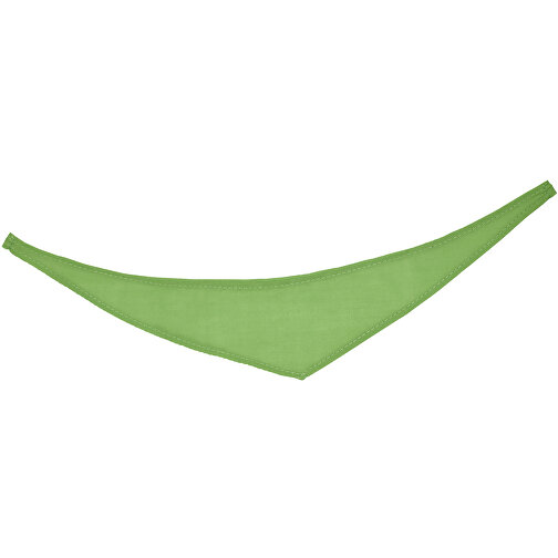 Dreiecktuch , hellgrün, 100% Polyester, 36,50cm x 0,20cm x 6,50cm (Länge x Höhe x Breite), Bild 1