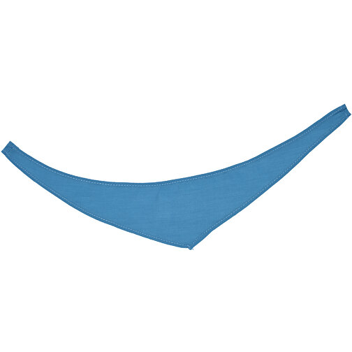 Dreiecktuch , türkis, 100% Polyester, 21,50cm x 0,20cm x 6,50cm (Länge x Höhe x Breite), Bild 1